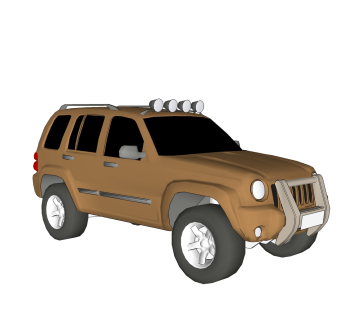 现代汽车免费su模型，现代汽车sketchup模型，汽车su素材下载