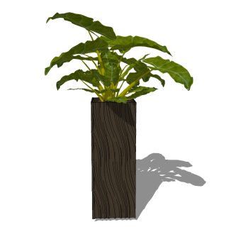 新中式花瓶花钵草图大师模型下载、花瓶花钵su模型下载