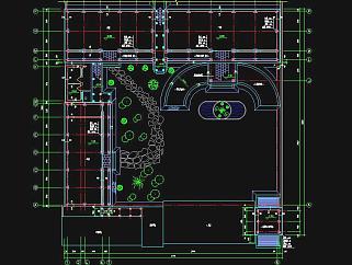 北京民居四合院施工图CAD图纸下载