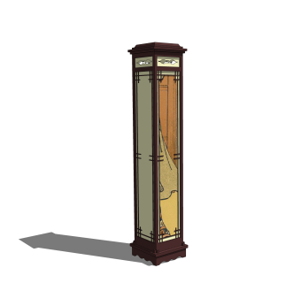 日式庭院建筑SU模型，庭院建筑SKB文件下载