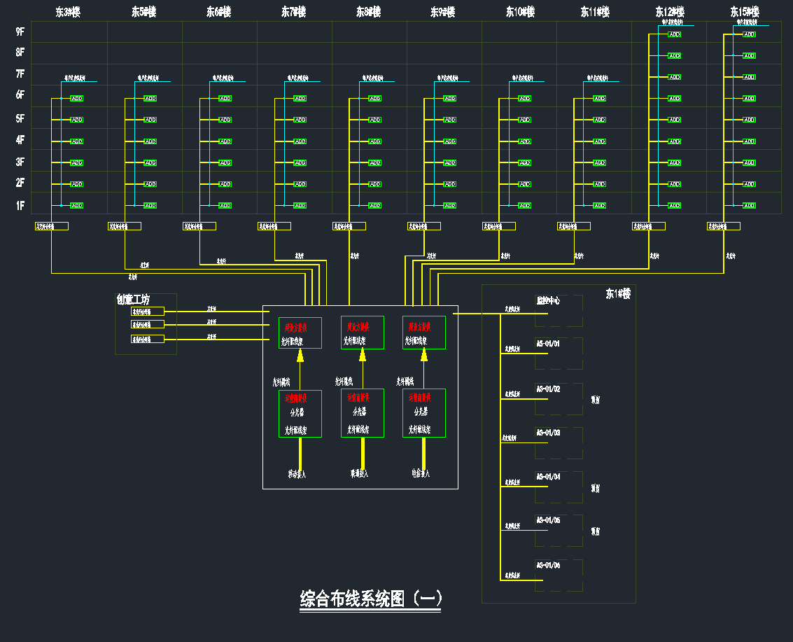 弱电图纸大全图解图片