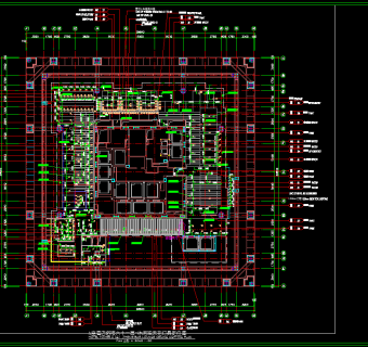 酒店CAD施工图，餐饮CAD施工图纸下载