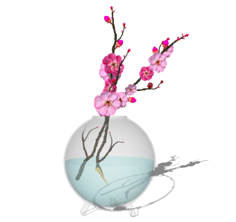  现代花瓶摆件草图大师模型，花瓶摆件sketchup模型下载