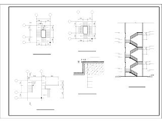 楼梯设计详图CAD图纸免费下载