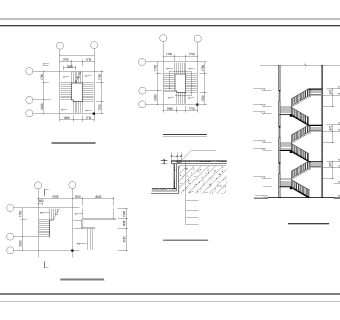 楼梯设计详图CAD图纸免费下载