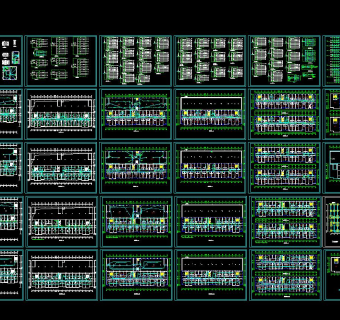 综合楼电气设计施工图CAD图纸
