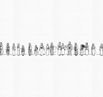 日式2D人物草图大师模型，人物模型sketchup模型下载