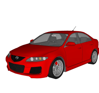 现代汽车免费su模型，现代汽车sketchup模型下载