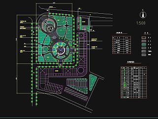 文化广场景观设计方案图CAD图纸