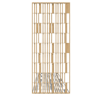 现代屏风隔断草图大师模型，隔断sketchup模型下载