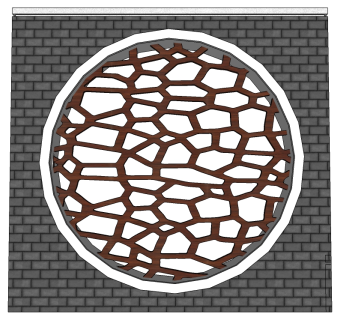 现代景观墙sketchup模型下载，景观墙草图大师模型