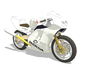 摩托车sketchup<em>模型</em>，摩托车草图大师<em>模型素材</em>下载