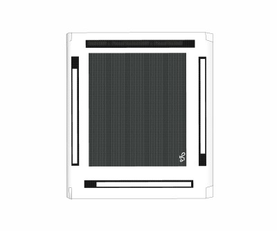 现代空调免费su模型，空调草图大师模型下载