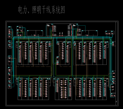 北京科技公司装修及数据中心施工图，公司电气CAD施工图纸下载