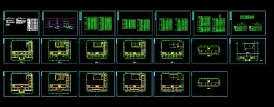 教学楼电气施工图CAD图纸
