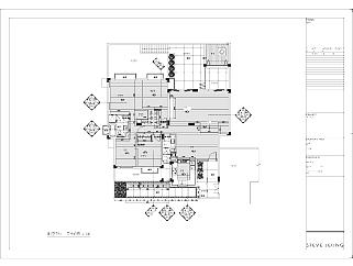 无锡太湖国际社区样板房B1、B2、B5CAD装修图套图，样板房CAD建筑图纸下载