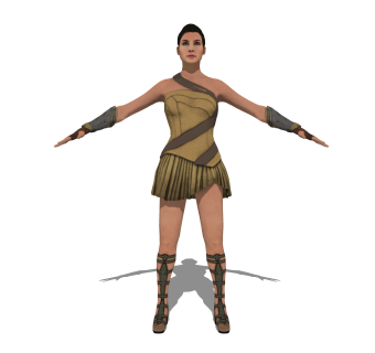 现代游戏人物su模型，游戏角色草图大师模型下载