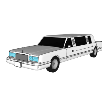 现代汽车免费su模型，现代汽车sketchup模型，汽车草图大师素材下载