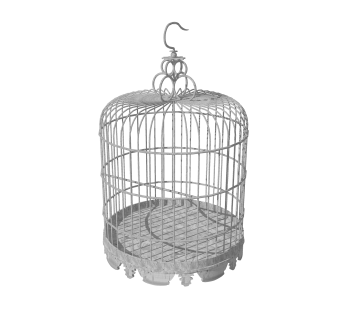 现代鸟笼SU模型，鸟笼SKP模型下载