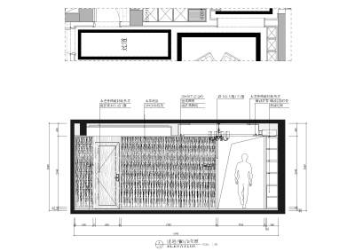 过道<a href=https://www.yitu.cn/sketchup/canting/index.html target=_blank class=infotextkey><a href=https://www.yitu.cn/su/7825.html target=_blank class=infotextkey>餐厅</a></a>立面图