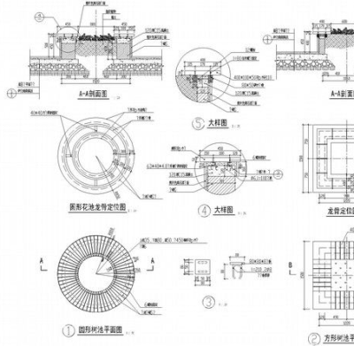 园林景观<a href=https://www.yitu.cn/sketchup/lvzhi/index.html target=_blank class=infotextkey><a href=https://www.yitu.cn/su/7629.html target=_blank class=infotextkey>树</a></a>池施工详图