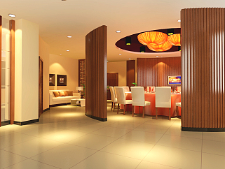 天津2000平米全国连锁新概念饭店，饭店CAD建筑图纸下载