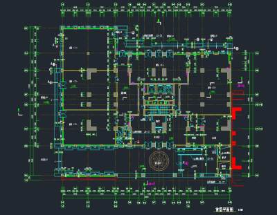 高层综合楼全套施工图，住宅楼CAD施工图纸下载