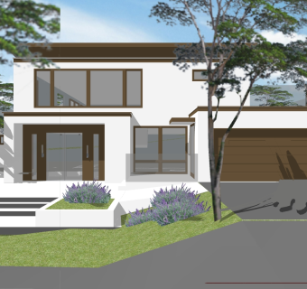 现代简约别墅草图大师模型，别墅sketchup模型下载