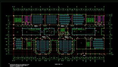 教学楼建施平面工程图纸，教学楼cad设计图纸下载