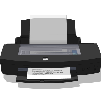 现代传真机sketchup模型下载，日用电器skb文件下载