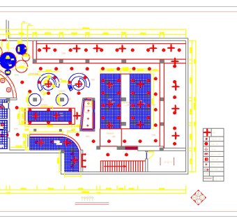 网吧设计装修CAD建筑施工图下载
