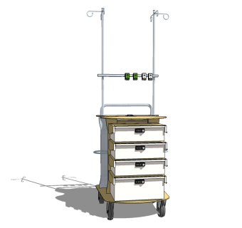 医疗设备草图大师模型，医疗设备skp模型，医疗设备su素材