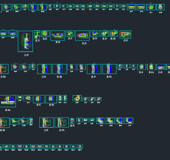 幕墙CAD节点施工图纸，cad建筑工程图纸下载