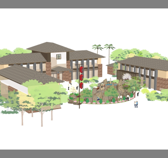 新中式农家乐农庄草图大师模型，农家乐农庄sketchup模型下载