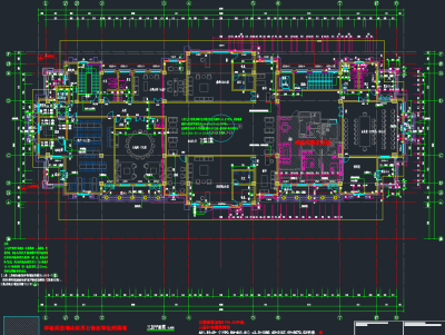 三层西班牙风格售楼处建筑施工图，售楼处CAD施工图纸下载