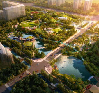  北控蜀都郫县滨水公园景观工程项目