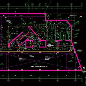 14层商业办公楼综合楼建筑设计图纸，综合楼CAD建筑工程图纸下载