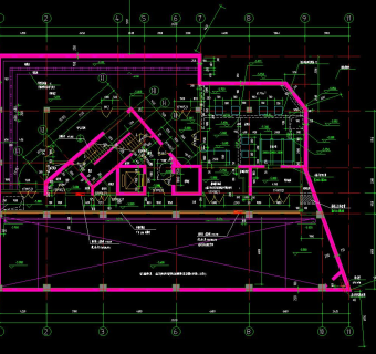 14层商业办公楼综合楼建筑设计图纸，综合楼CAD建筑工程图纸下载