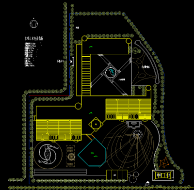 现代大型幼儿园cad竣工图，幼儿园cad施工图下载