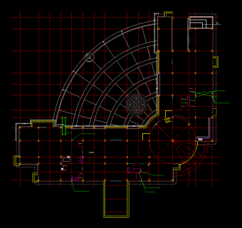 汽车营地服务楼建筑施工图，CAD施工图纸下载