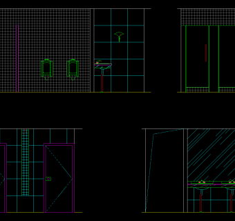 五星级大酒店CAD装饰工程图，酒店餐厅CAD图纸下载