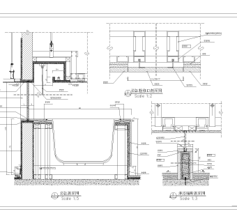 标准房卫生间立面详图CAD图纸下载