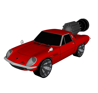 现代汽车免费su模型，现代汽车sketchup模型，汽车su素材下载