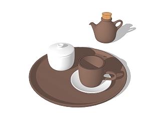 现代<em>咖啡杯</em>草图大师模型，<em>咖啡杯</em>sketchup模型下载