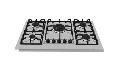 煤气灶草图大师模型，厨具sketchup模型下载