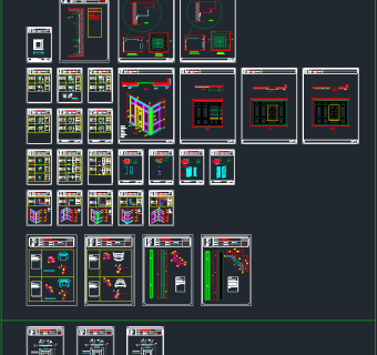 护墙系统工艺文件CAD图库，护墙系统CAD施工图纸下载
