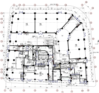 中央广场专卖店施工图案例