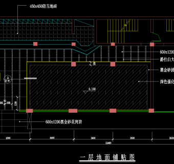 东方威尼斯咖啡厅装修CAD图纸，cad施工图纸