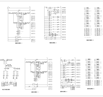 消防泵、喷淋泵原理图CAD图纸下载dwg文件下载