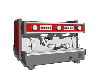 现代全自动<em>咖啡机</em>su模型，餐具草图大师模型下载